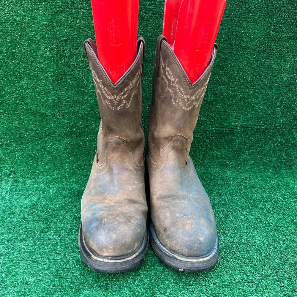 Ariat Groundbreaker Waterproof Composite Toe  Boots Mens 12EE Leather 10014234